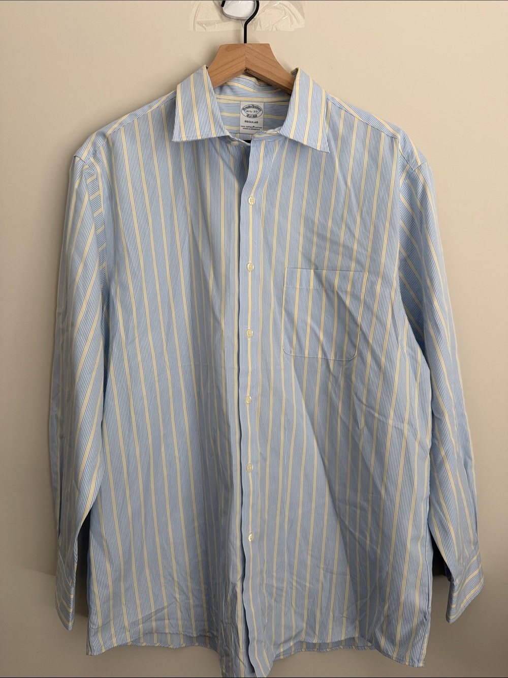 Brooks Brothers Supima Cotton Dress Shirt 16 1/2 -33